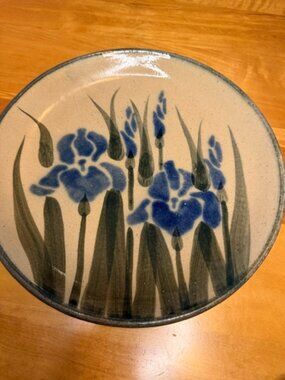 Monroe Salt Works Iris Plate 11 1/2" Made in Maine